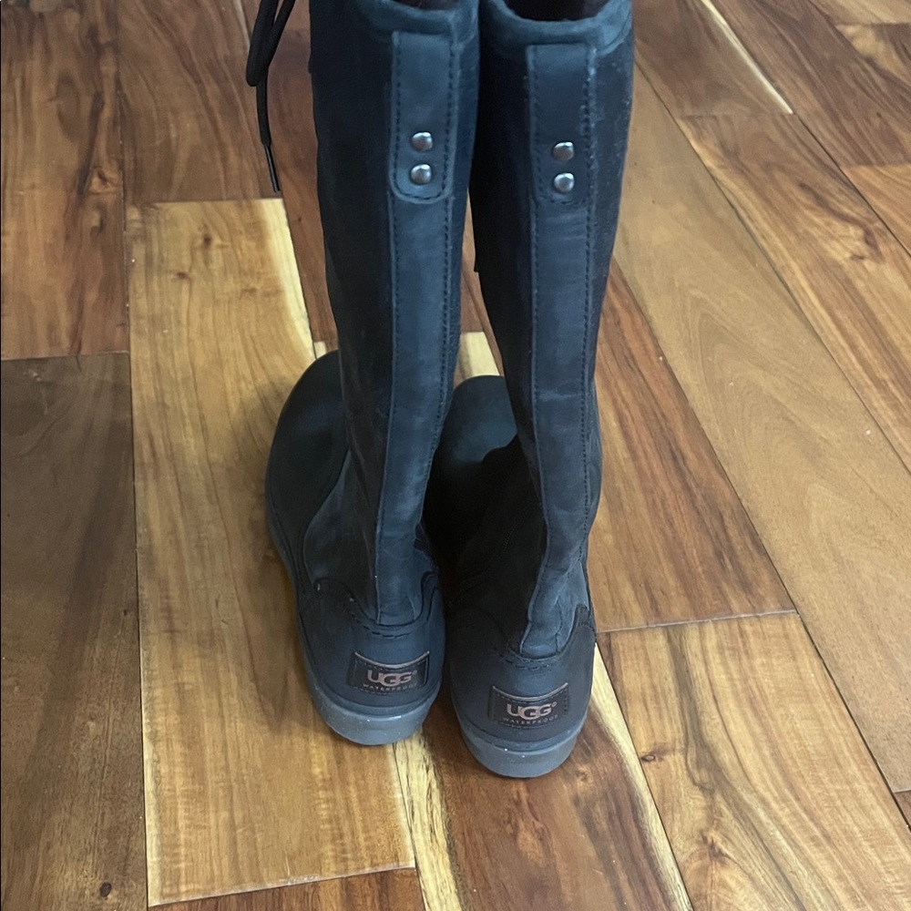 UGG Black Cozy Boots - Picture 2 of 9